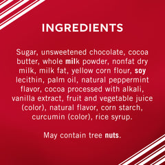 Peppermint Bark & Dark Chocolate SQUARES Case (540 pc)