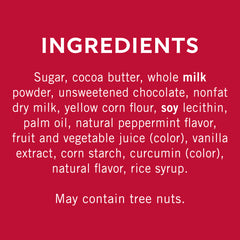 Peppermint Bark SQUARES Gift Bag 2lb