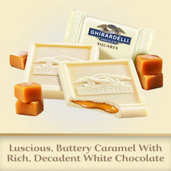 White Chocolate Caramel SQUARES Medium Bag (Case of 6)