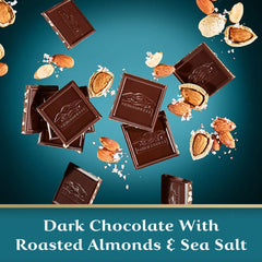 Intense Dark Sea Salt Almond Dark Chocolate Bar (Case of 12)