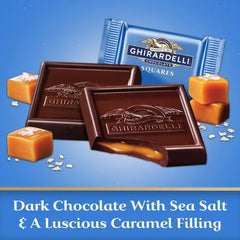 Dark Chocolate Sea Salt Caramel SQUARES Case Pack (430 ct)