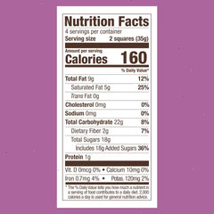 Raspberry Dark Chocolate Squares Bar (Case of 10)