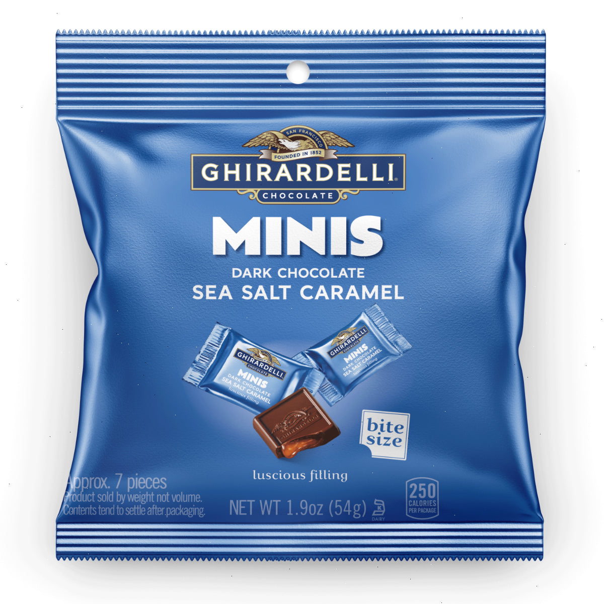 Dark Chocolate Sea Salt Caramel Minis Pouch