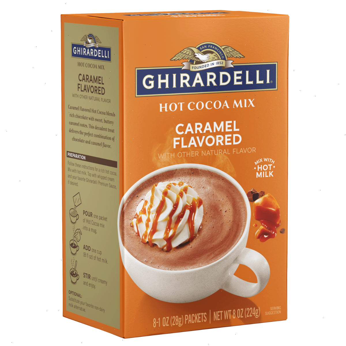 Caramel Flavored Hot Cocoa Mix (Case of 8 Cartons)