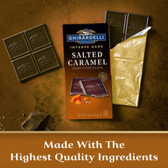 Intense Dark Salted Caramel Dark Chocolate Bar (Case of 12)