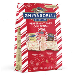 Peppermint Bark Assorted SQUARES and Snowmen Extra Large Gift Bag (Case of 6)